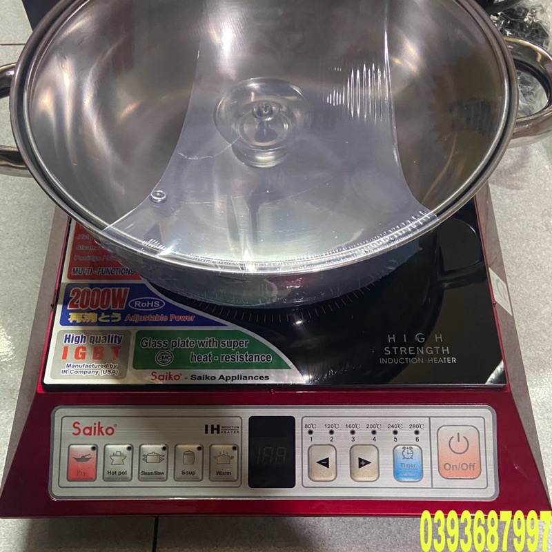 ☘️BẾP TỪ SAIKO 2005-5 CHỨC NĂNG NẤU ĐA NĂNG BẢO HÀNH 12 THÁNG