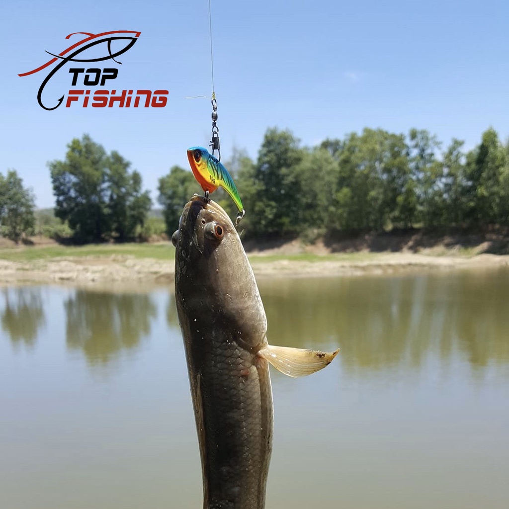 Cá Sắt Fishen Metal Vib 10gam  - Lưỡi BKK độ cứng 3X - Mồi Giả Câu Cá Lóc - Chuyên Cào Đáy - TopFishing