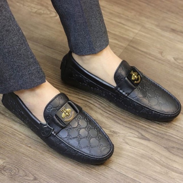 Giầy mọi nam Sần GG ong vàng mới nam | BigBuy360 - bigbuy360.vn