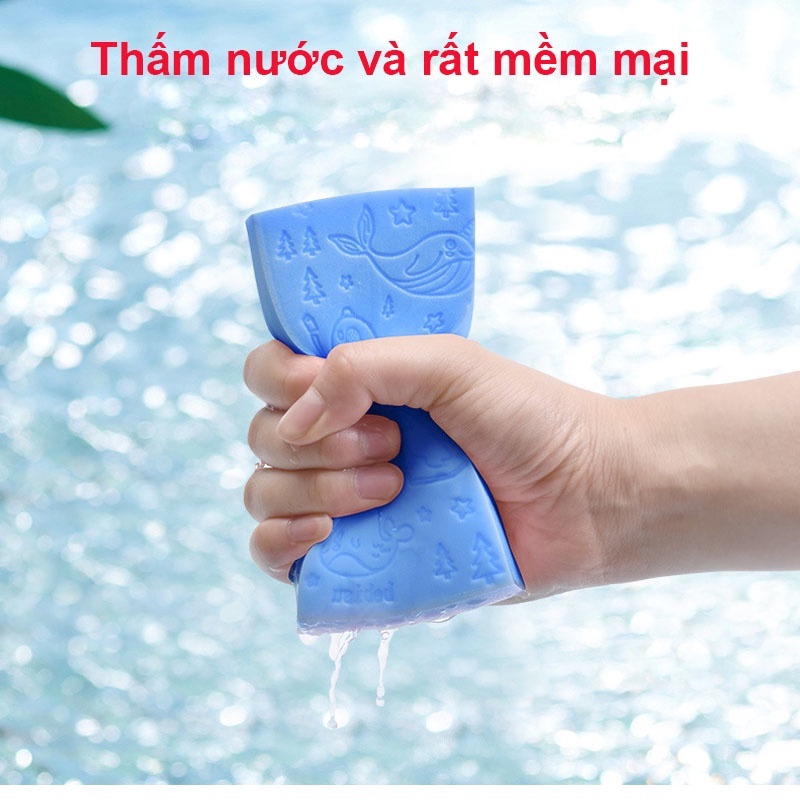 Mút Tắm Bọt Biển Kì Gét Tẩy Da Chết Siêu Sạch