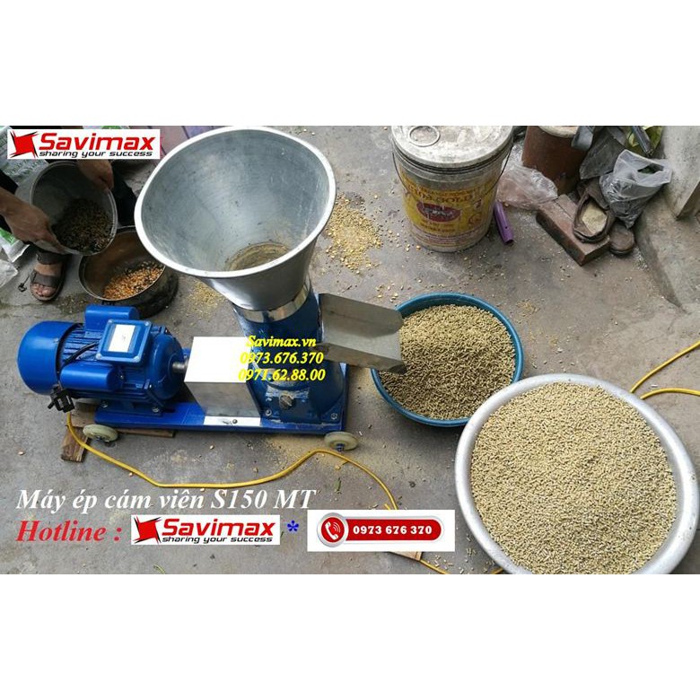 Máy ép cá, thức ăn làm cám viên cho gia súc, gia cầm