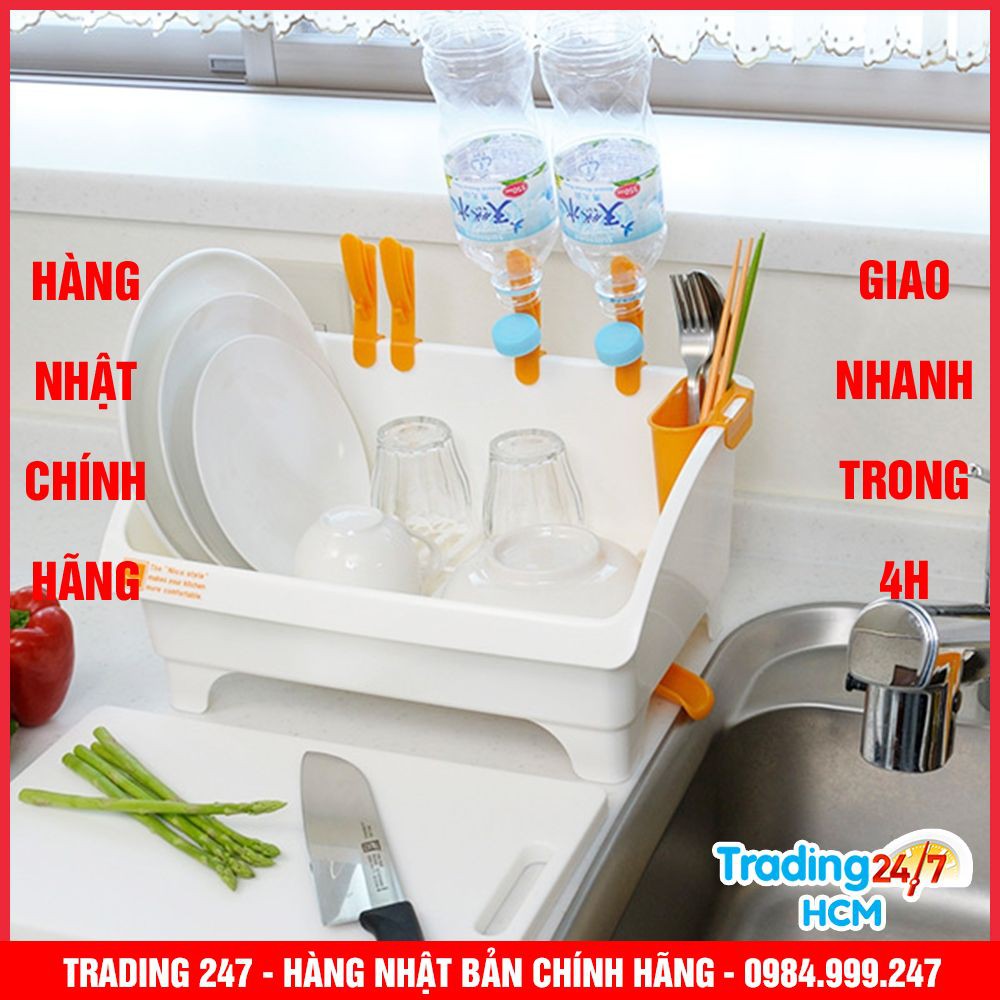 [Hỏa tốc HCM] Giá úp bát đĩa thoát nước mọi hướng Nội địa Nhật Bản