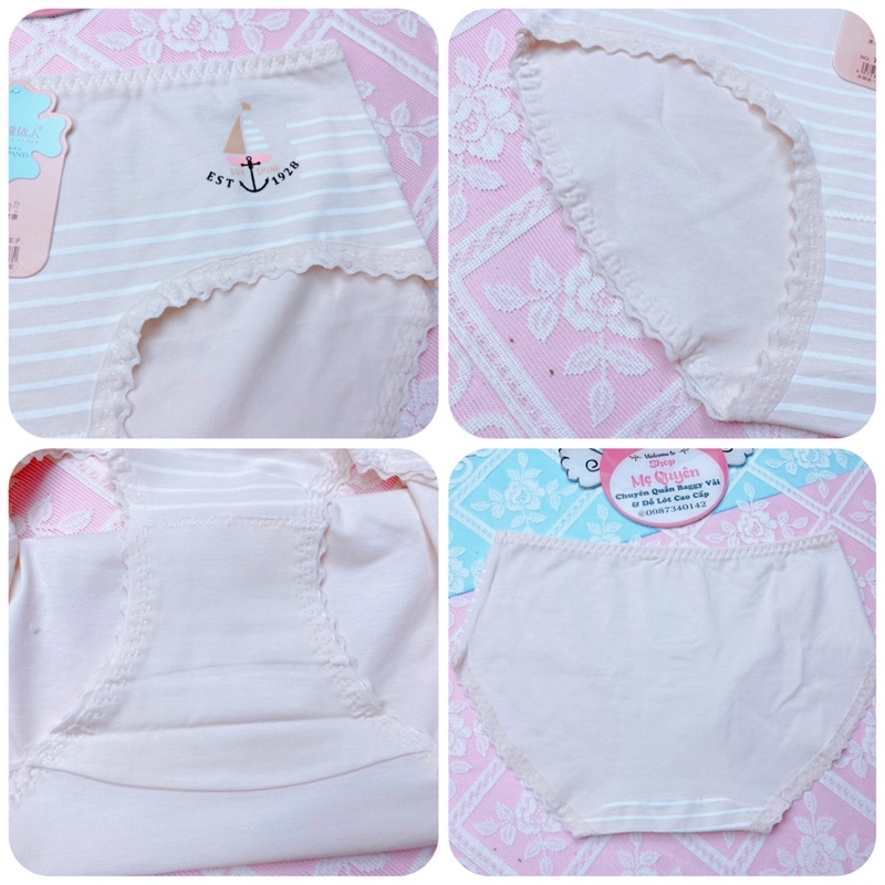 Quần lót cotton kháng khuẩn, hoạ tiết xinh xắn dễ thương chất liệu mềm mịn thấm hút tốt