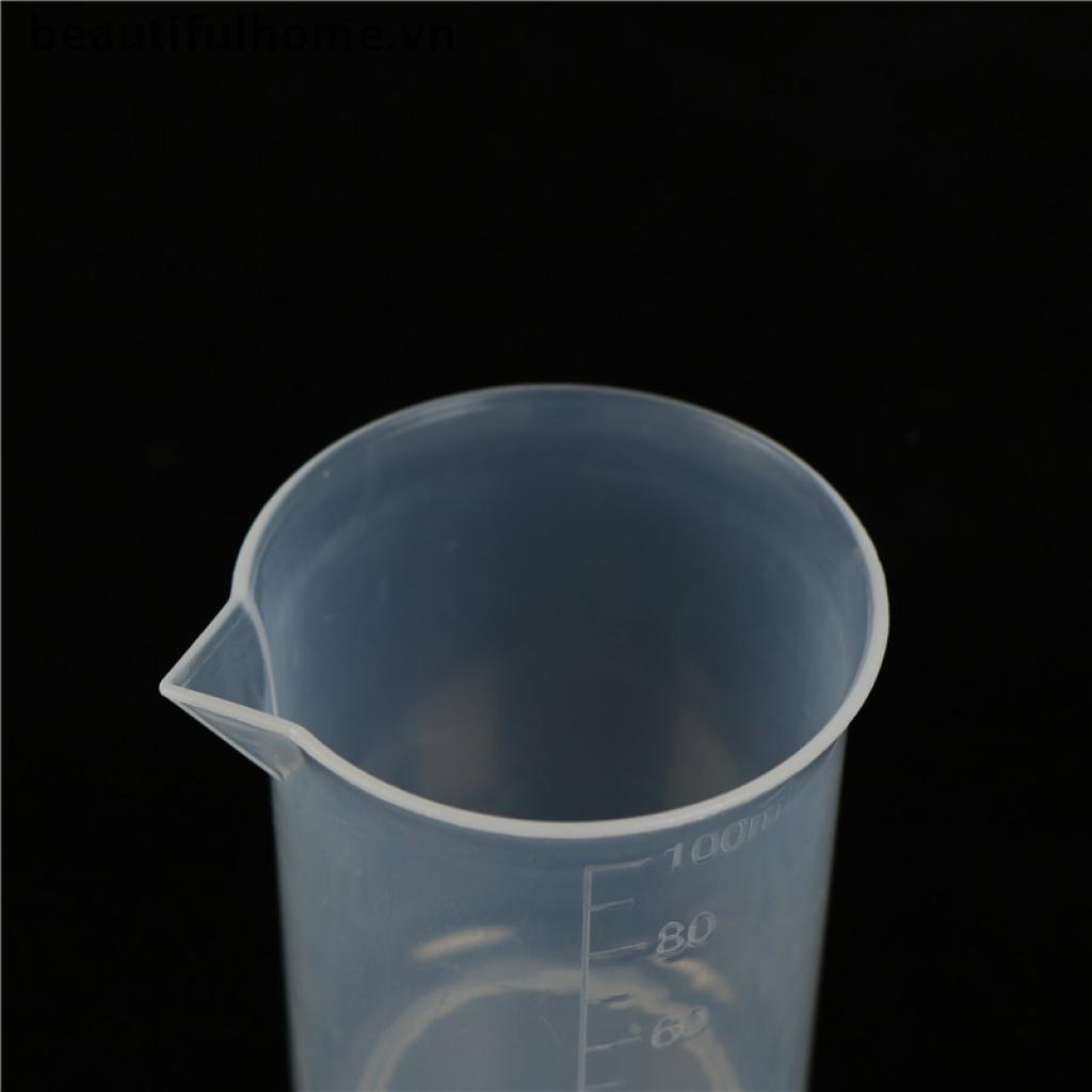 Bộ 2 Cốc Đong Bằng Nhựa Trong Suốt Dung Tích 100ml