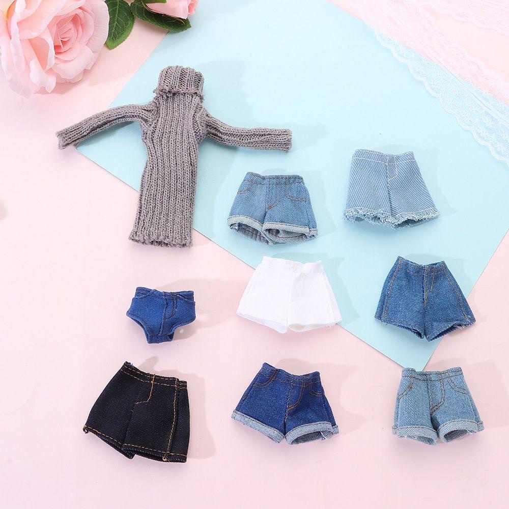 Áo Sweater Dệt Kim Màu Cầu Vồng Xinh Xắn Cho Búp Bê