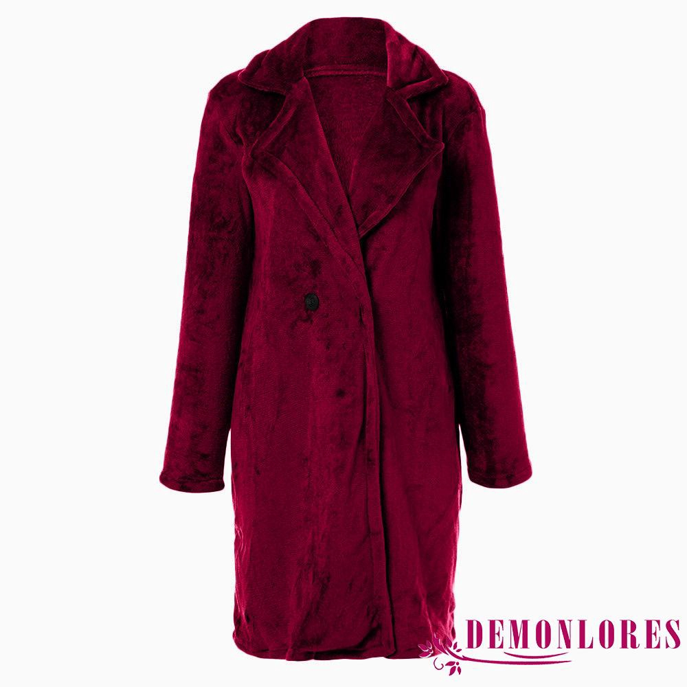 Áo khoác giữ ấm chất cashmere dài tay