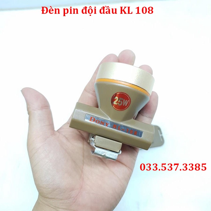 Đèn đội đầu, đèn pin đội đầu siêu sáng chống nước KL 108