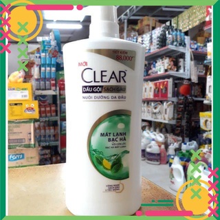 Dầu Gội Clear 900ml Bạc Hà