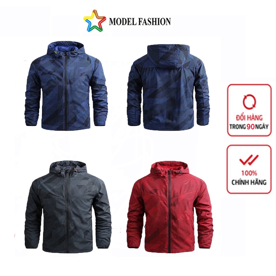 ÁO KHOÁC DÙ NAM LÓT LƯỚI MODEL FASHION CAO CẤP AKD033