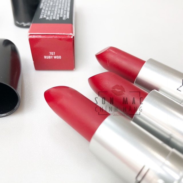 Son MAC Ruby Woo - Retro Matte | BigBuy360 - bigbuy360.vn