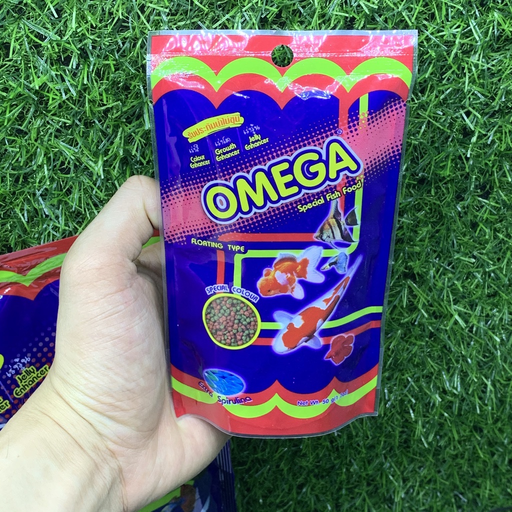 Thức Ăn Cá Omega 50g 100g 250g- Cám Cá Cảnh