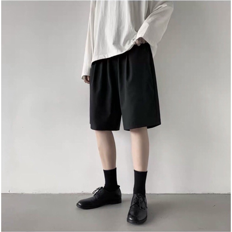 Quần short nam nữ unisex  vải nỉ da cá cao cấp Big Size