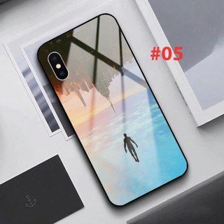 Ốp lưng kính Samsung Galaxy Note 8 Note 9 Note 10 Note 10 Plus in hình DEPRESSIO