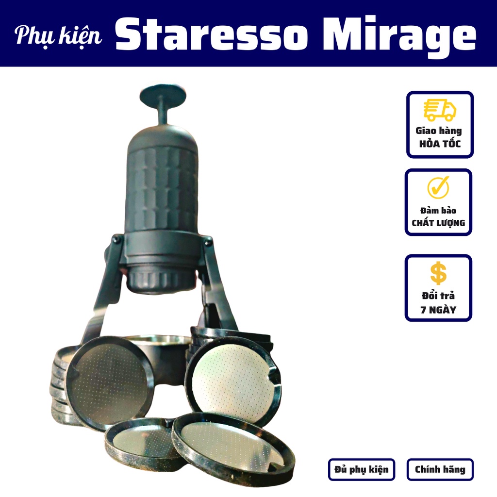 Staresso Mirage Pro 2021 2022 2023 [ Linh Phụ Kiện] Máy pha cà phê cầm tay Chính hãng