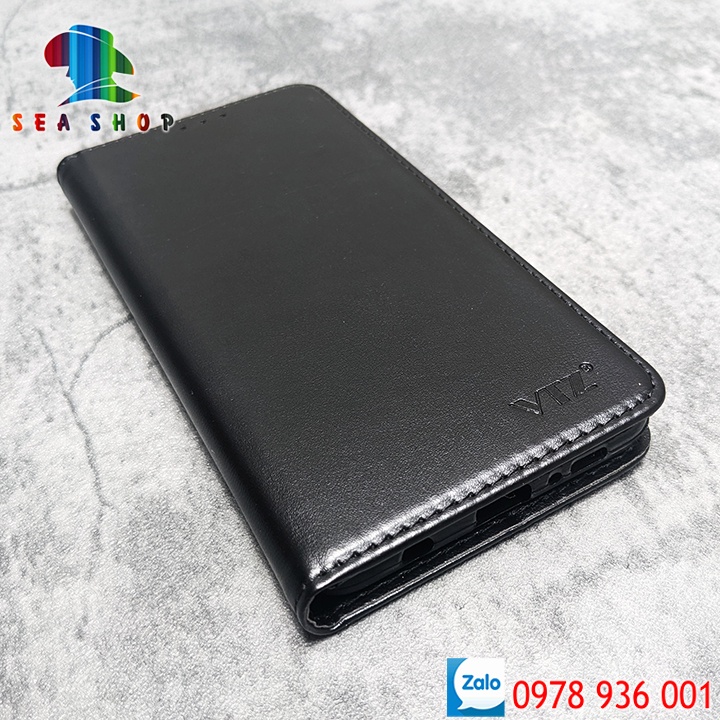 Bao da Oppo A54 4G, A54 5G - Nắp gập-Ốp lưng 2 mặt có thiết kế ví cà thẻ, ngăn lớn để tien mặt - Kính full màn 9D