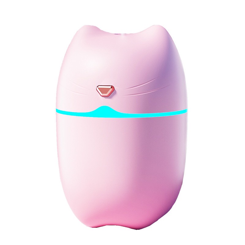 Máy Xông Tinh Dầu Mini Mèo Humidifier Cho Phòng Ngủ &amp; Trên Ôtô Khuếch Tán Tinh Dầu Phun Sương Tỏa Hương Đuổi Muỗi