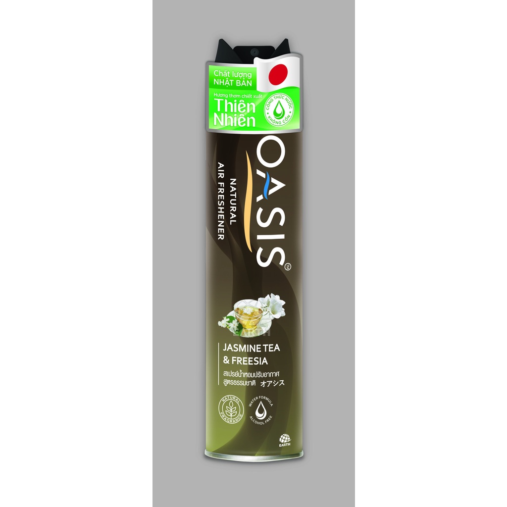 Xịt phòng OASIS Natural 320ml  Hương thơm từ thiên nhiên