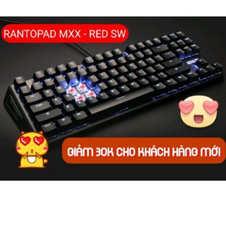Bàn Phím Cơ Rantopad MXX - Red Switch - gateron - hàng có sẵn - [Nhập mã GTMAR1914994 giảm 30k]