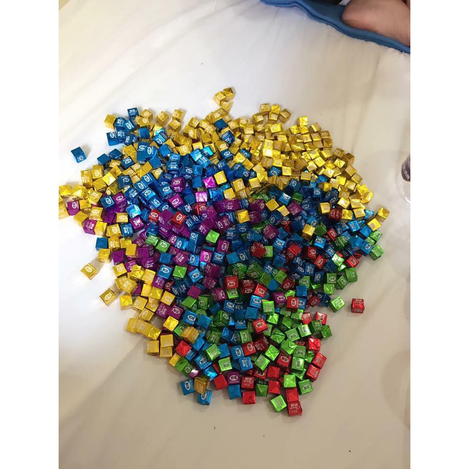 Combo 10 viên Rainbow Cube các vị Milo và Cheese siêu hot hit