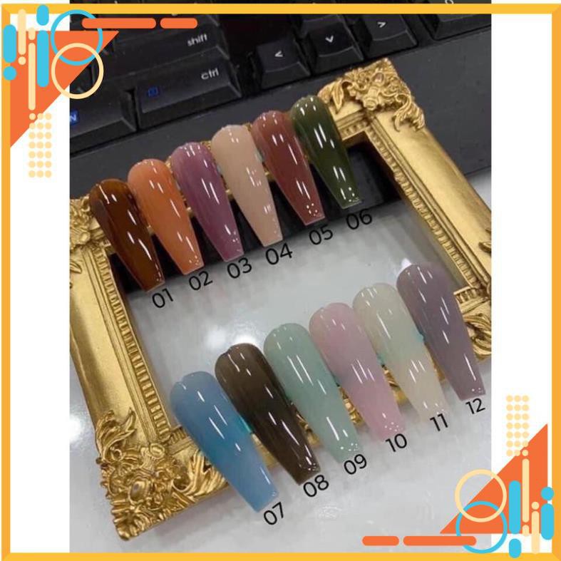 nail giá rẻ sơn gel thạch BoBo 12 màu