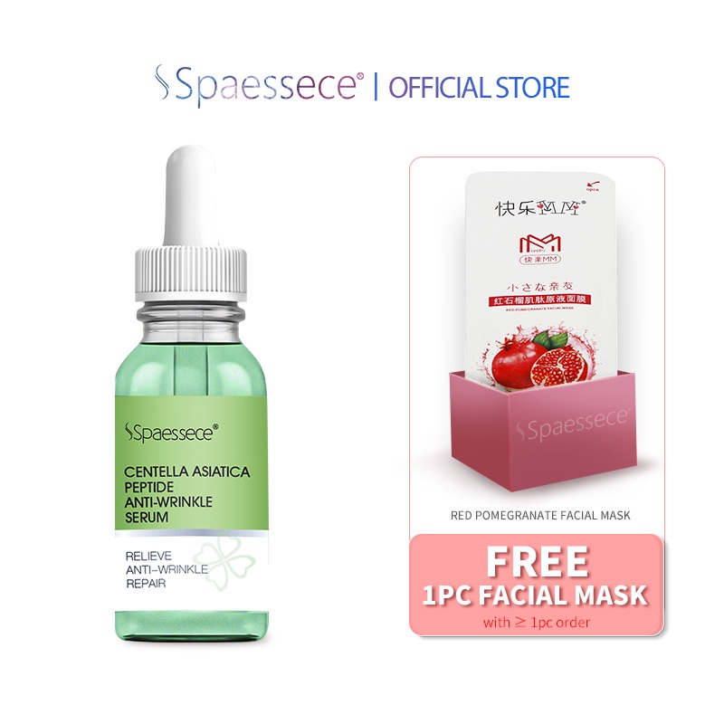 Serum Spaessece Centella Asiatica Peptide dưỡng ẩm chống nếp nhăn chống lão hóa 30ml