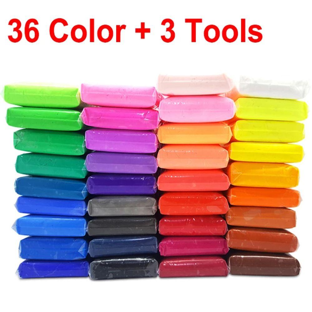 Đồ Chơi Đất Sét Polymer Mềm Siêu Nhẹ Nhiều Màu Sắc