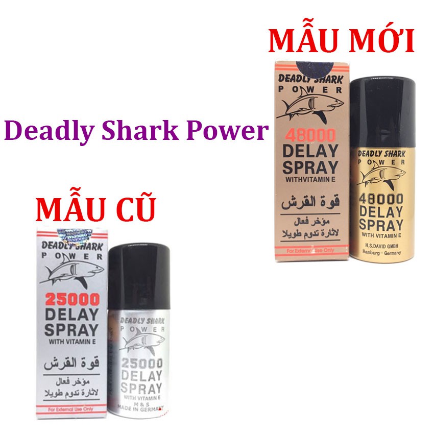 Chai Xịt Deadly Shark 25000