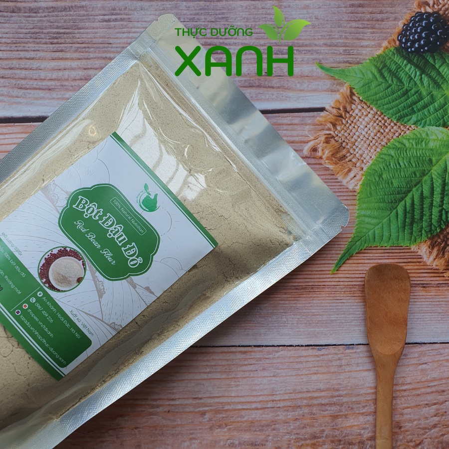 500Gr Bột Đậu Đỏ Nguyên Chất Xay Mịn Handmade - Thực Dưỡng Xanh