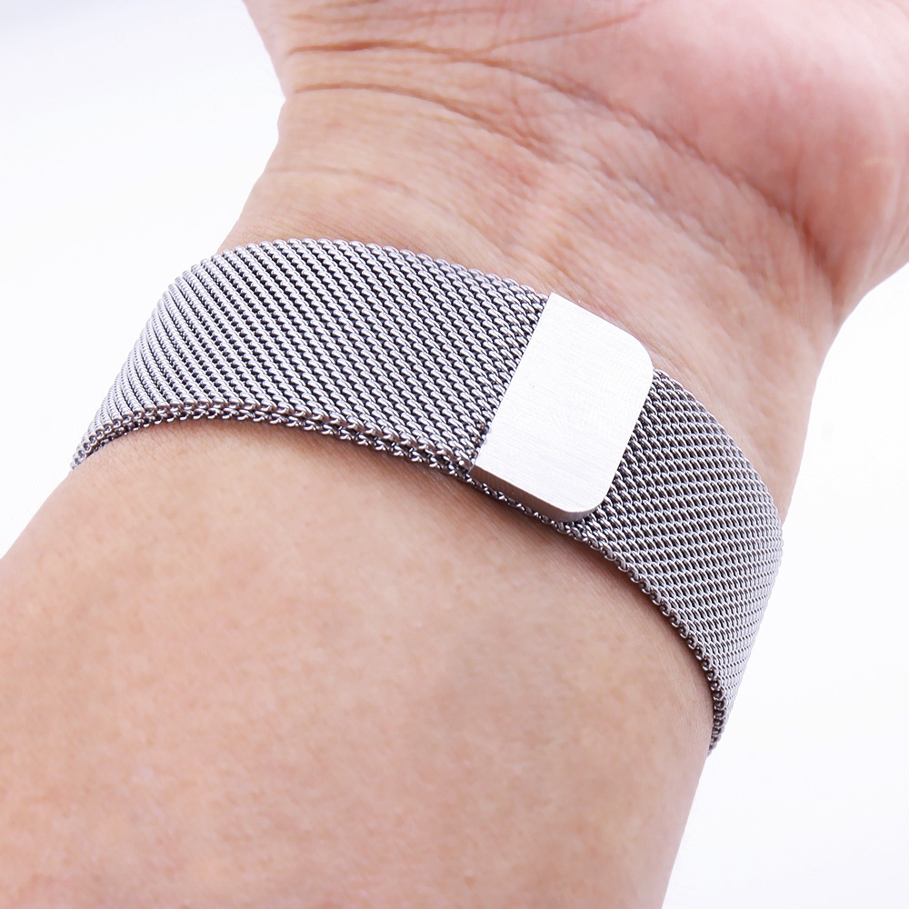 Dây Đồng Hồ Thay Thế Bằng Thép Không Gỉ Milanese 10 / 12 / 14 / 16 / 18 / 20 / 22 / 24mm