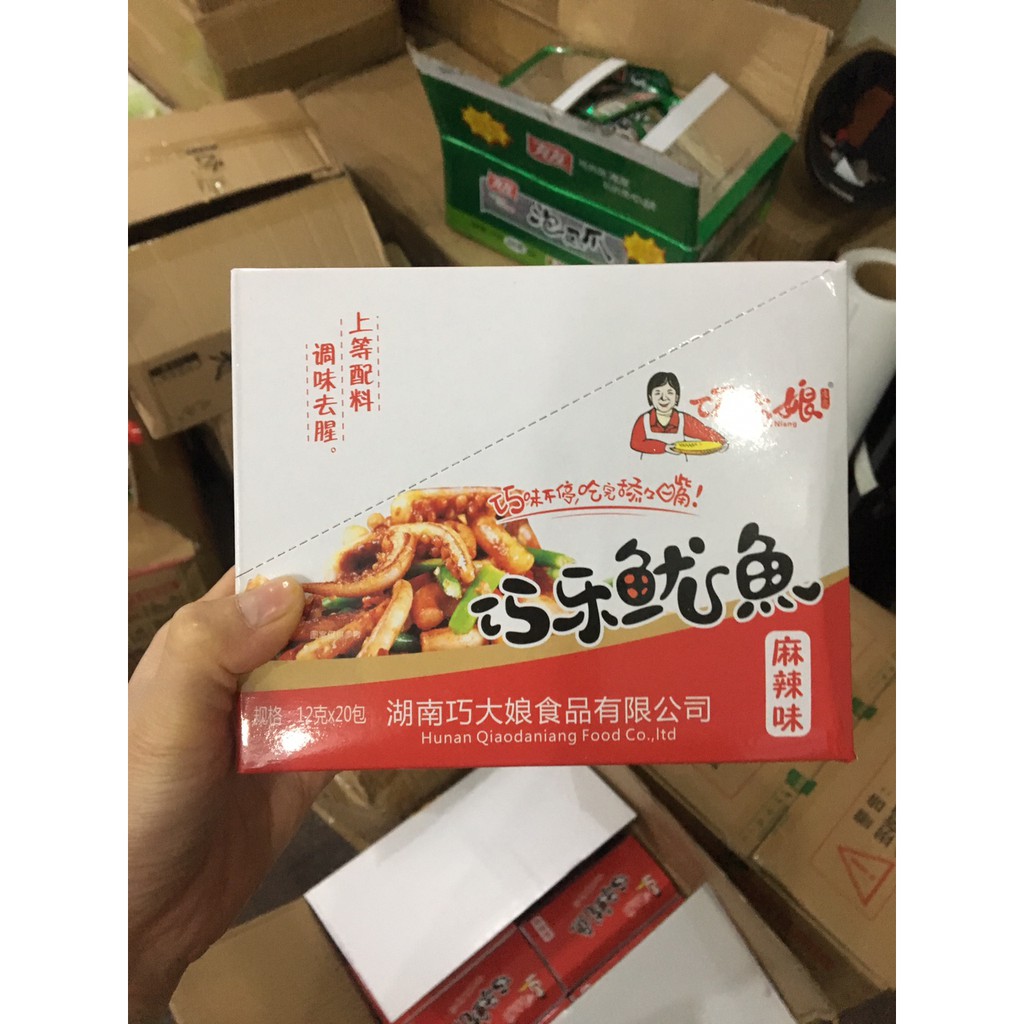 Râu Mực Cay Tứ Xuyên Bao Cay Tê