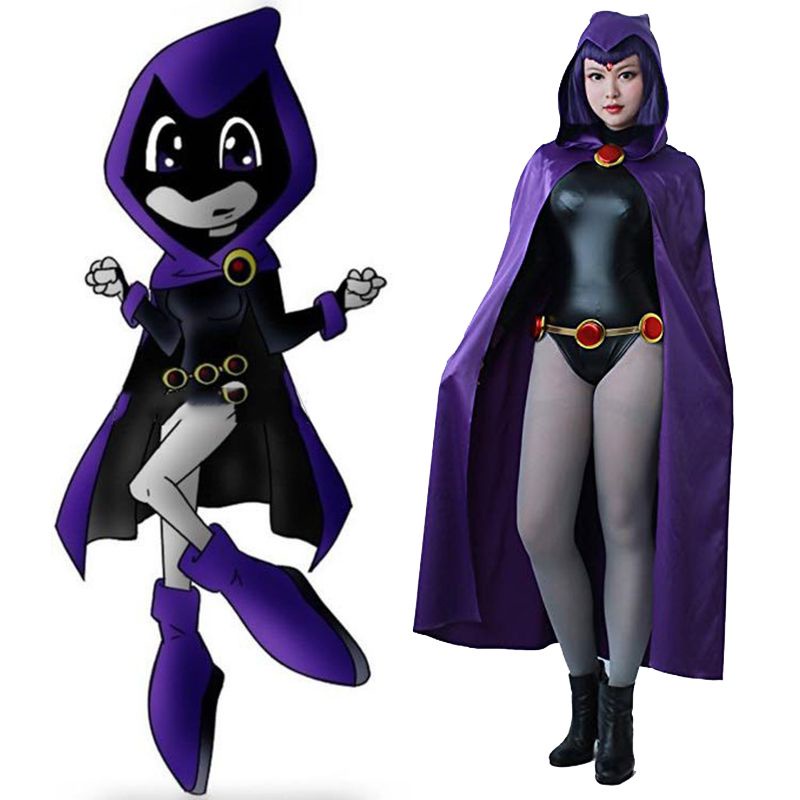 Áo liền quần Cosplay Nhân Vật Siêu Anh Hùng Titan Raven