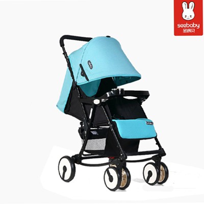 Xe đẩy bập bênh Seebaby QQ4 đệm lưới thoáng mát