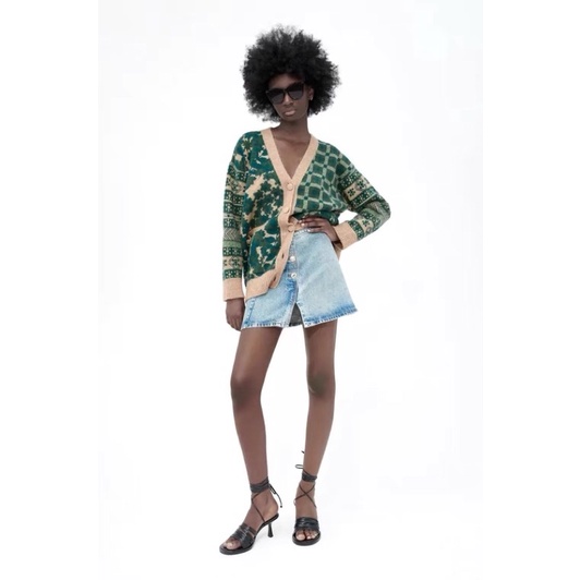 📎ÁO CARDIGAN SỌC CARO #ZARA AUTHENTIC TUỒN STORE🖇