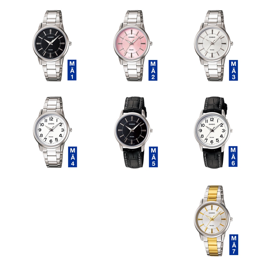 Đồng hồ nữ Casio Standard chính hãng Anh Khuê LTP-1303 Series (30mm)