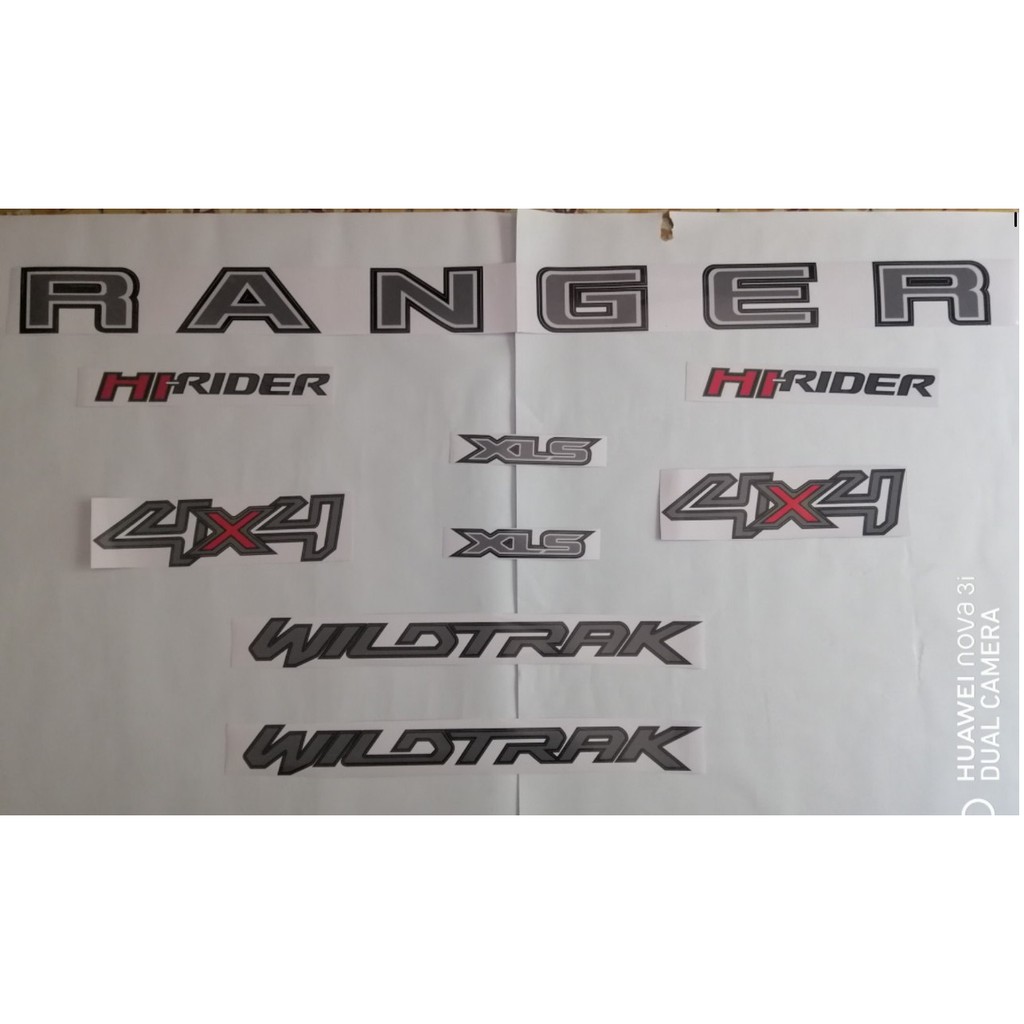 Tem dán sườn xe Ford Ranger