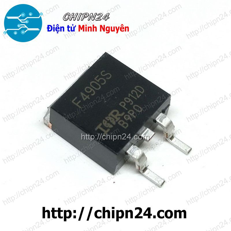 [1 CON] MOSFET Dán IRF4905S TO-263 74A 55V Kênh P (SMD Dán) (IRF4905SPBF F4905S 4905)