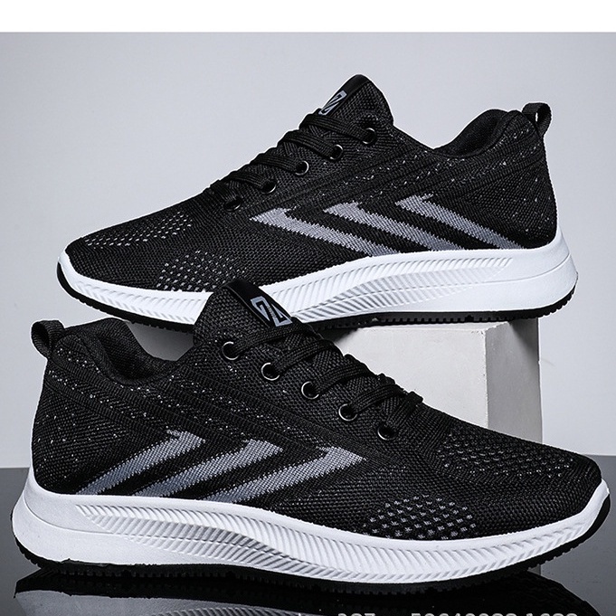 Giày Thể Thao Nam Tập Gym Chạy Bộ Thể Dục cổ thấp 2 màu S094