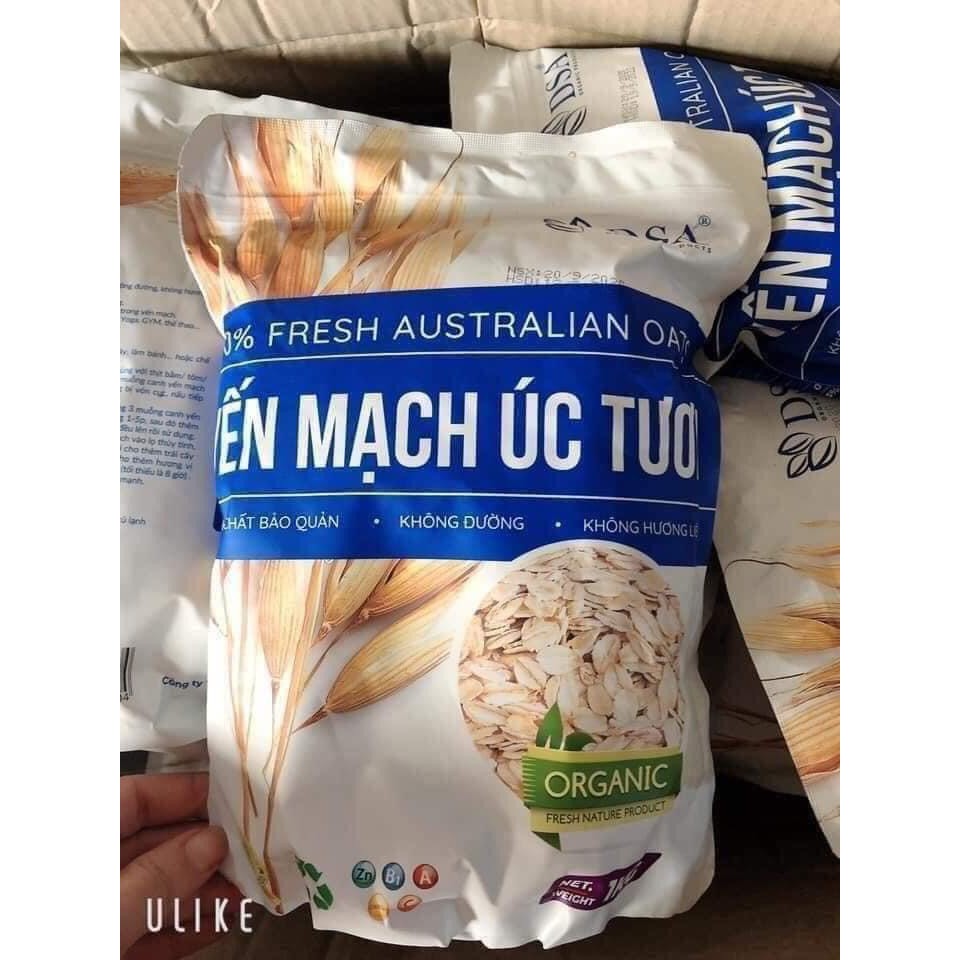 YẾN MẠCH ÚC 🍕1KG 🍕 Yến mạch tươi oliver organic thực đơn giảm cân và ăn dặm cho bé