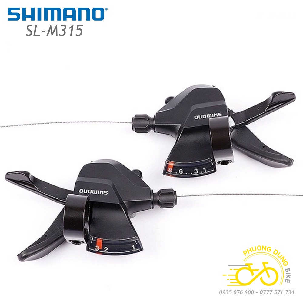 Tay đề bấm xả xe đạp SHIMANO SL-M315 - Hàng Chính Hãng