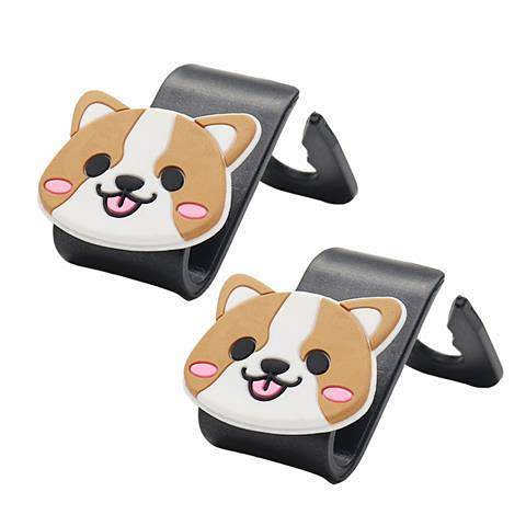 Móc treo đồ gắn phía sau ghế ngồi xe hơi thiết kế hoạt hình đáng yêu thời trang đa năng