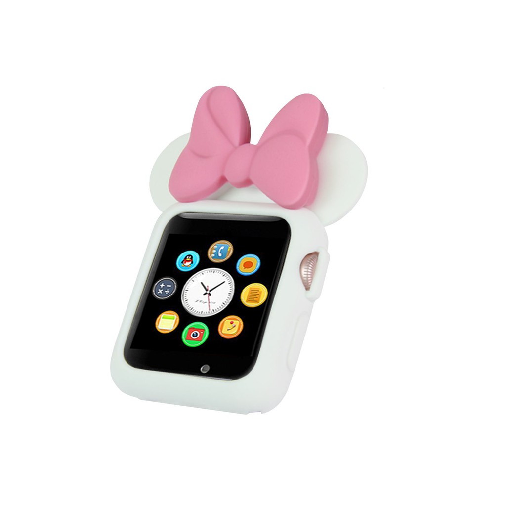 Vỏ hình chuột Minnie cho đồng hồ thông minh Apple Watch Series 5/4/3/2/1 38mm/42mm/40mm/44mm