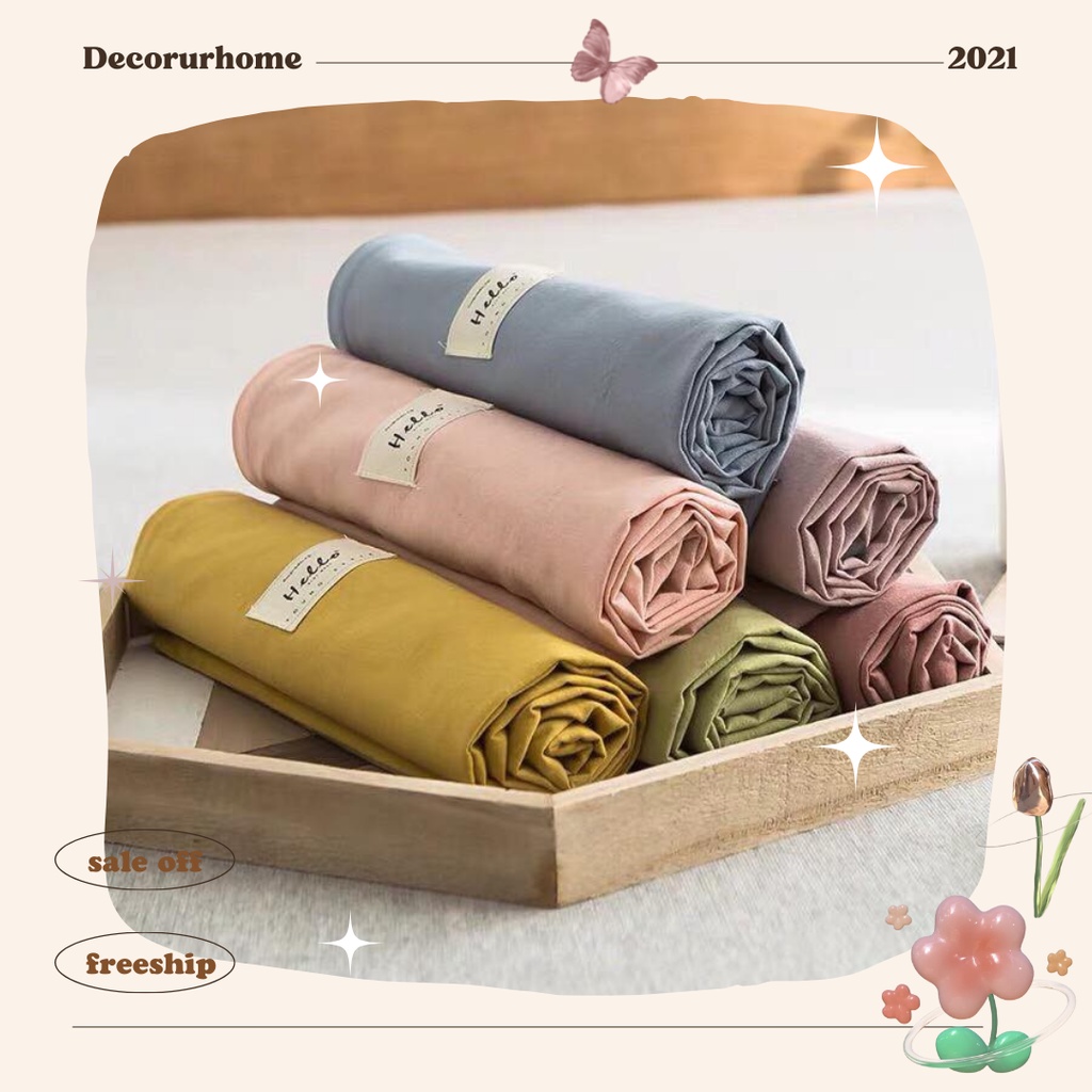 COTTON TICI| VỎ GỐI ÔM COTTON TICI NHIỀU MÀU SẮC- Khách chọn mẫu