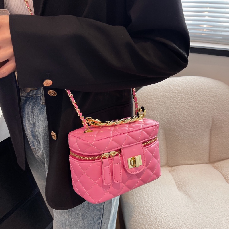 Túi Đeo JASMIN NOIR Chéo Da PU Hình Hộp Mini Đáng Yêu Cho Nữ