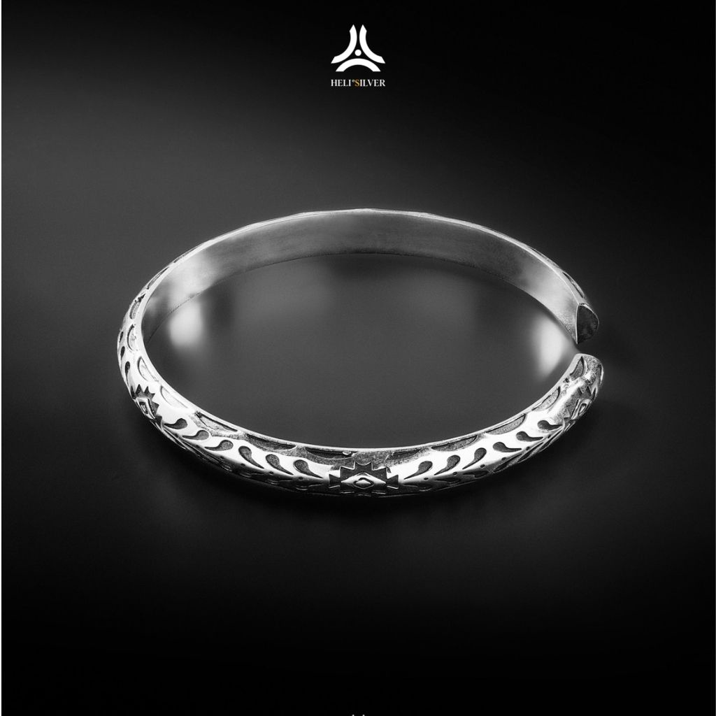 Vòng tay bạc nam, nữ HeliSilver Ancient Dinosaurs S925 VTBN0145