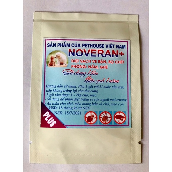 NOVERA + diệt ve, bọ chét 1 năm