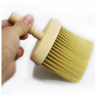 Chổi phủi tóc barber cán gỗ