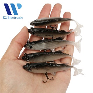 5 mồi câu cá mềm 8cm 14g