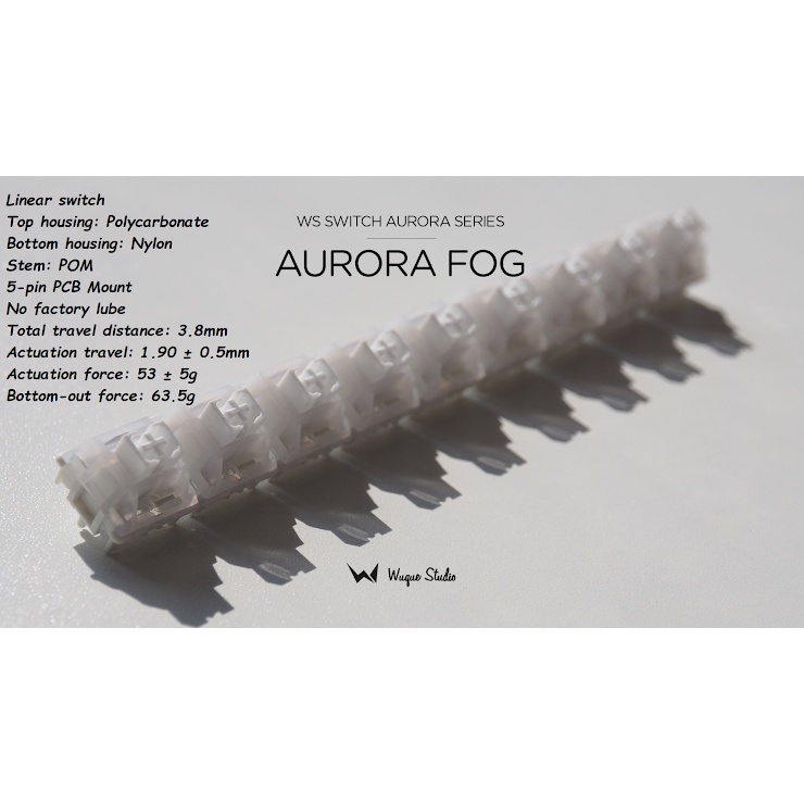 Wuque Aurora Fog Switch Công tắc bàn phím cơ