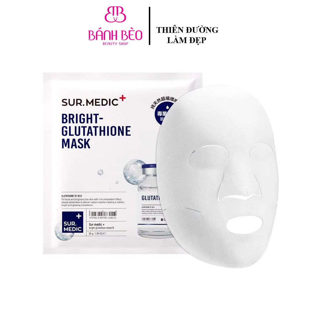 Mặt nạ làm trắng chuyên sâu Neogen Sur.Medic Bright Glutathione Mask