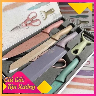 Bộ dao kéo cắt gọt lúa mạch 6 món cao cấp